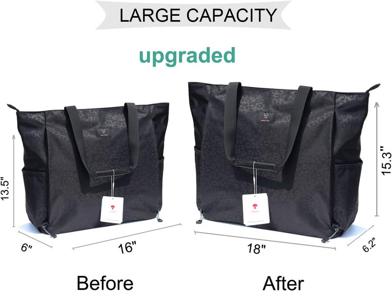 ESVAN Yoga Mat Bag Yoga Tote Carrier Shoulder Bag Carryall Tote for Office,Yoga,Pilates,Travel,Beach and Gym - Image 2